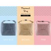 Bestco ND-876 Lunch Bag, Pink, Buckle, Thermal Bag, Cold Insulation,