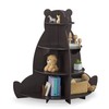 Delta Children Bear Bookcase - Greenguard Gold Certified, Crafted Walnut