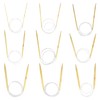 YXHZVON 9 Sizes Circular Bamboo Knitting Needles Set, 60 cm,