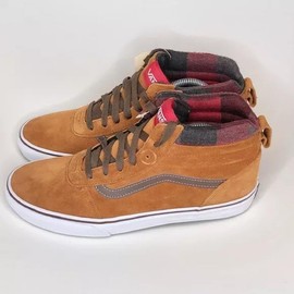 VANS WARD HI MTE Men's Boots, Flannel/Glazed Ginger, Brown, Size 7.5 UK