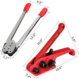 Packaging Strapping Banding Tensioning Tool - Sealer Tool Heavy Duty PP Plastic Strapping Kit