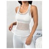 SweatyRocks Women's Racerback Workout Tank Tops Fishnet Sleeveless Athletic Yoga