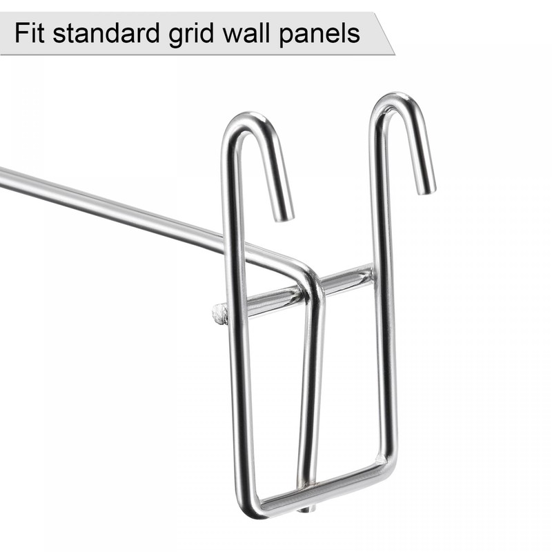 sourcing map Grid Wall Display Hooks Store Garage Storage Wall