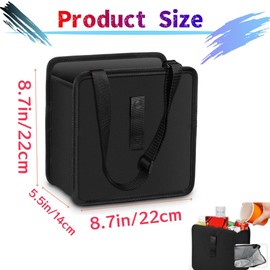 Foldable Car Trash Can,Hanging Waterproof Leakproof Trash Can Storage Bag for Car with Large Capacity,Organizer Interior Accessories