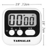 Easy to USE, Digital Timer Kitchen Timer, Magnetic Timer,Tanmalan(Black,1 Pack)