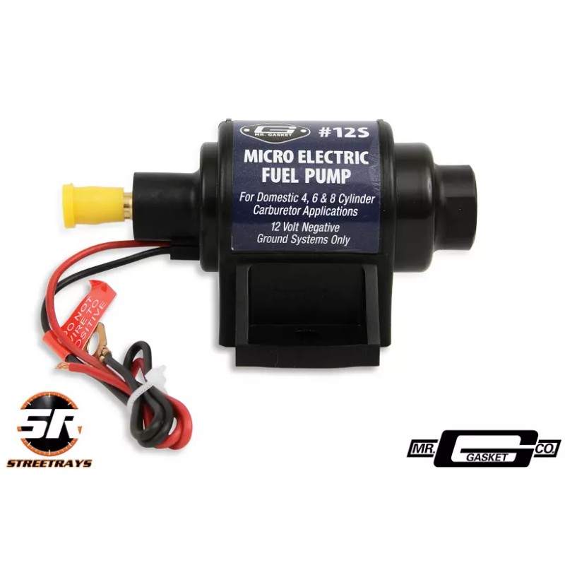 Mr Gasket 12S Micro Electric Fuel Pump For 4 ,