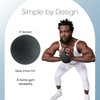 Bala Non-Weighted Exercise Ball (Charcoal) - 8" Yoga Ball for