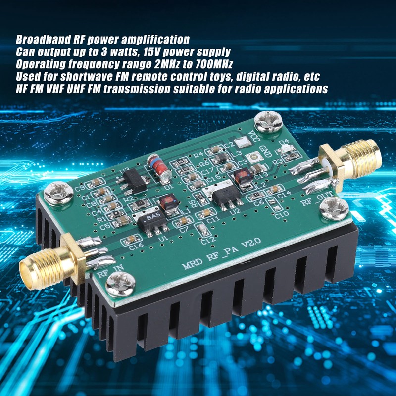RF Power Amplifier ABS High Gain Low Noise Module Electronic