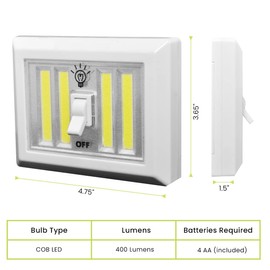 Go Green Power Single-SWLTXL LED Switch Light XL-White