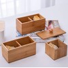 Sizikato Bamboo Wood Sugar Packet Holder Tea Bag Holder with