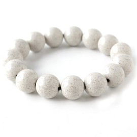 North, Bracelet 14 mm 15 Grain Made in Taiwan Negative Ions Rhodium