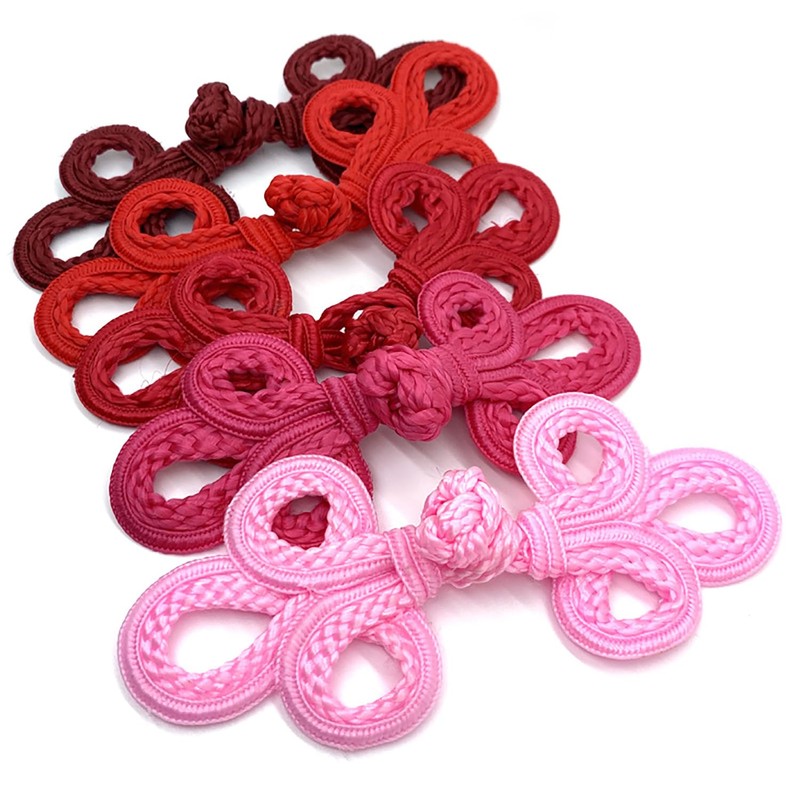 5 Pairs/Pack Chinese Knot Frog Buttons Closure Sewing Buttons Attachment