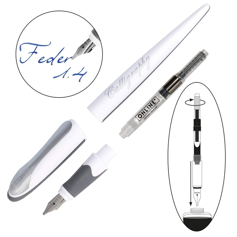 Online Calligraphy Set Air White