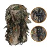 Fousam 3D Camouflage Leafy Full Face Mask Headwear, 2-in-1 Adjustable