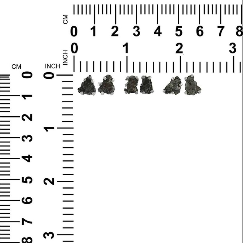 Starborn Stud Earrings 925 Sterling Silver Raw Gemstone, Sterling Silver,