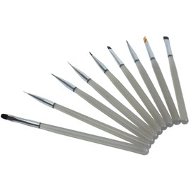 KOYOKOMA Nail Brushes Set of 9 Gel Nail Art Nail Supplies Gel Nail Brush Set Nail Brush Gel Brush Gel Nail Brush Gel Nail Brush