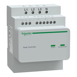 Schneider Electric - EVlink Home Peak Controller EVA1HPC3, Charging Management, 3-Phase PLC, 4 TE