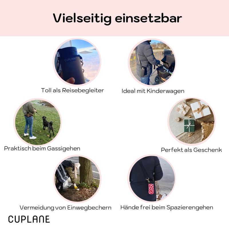 CUPLANE Cup Holder Set To Go Cup Holder for Hanging