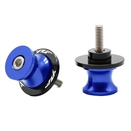 M6 *1.5 Thread CNC Billet Swing Arm Spools Sliders Stand Screws for Yamaha YZF R1 R3 R6 R6S R25 R125 600R Blue