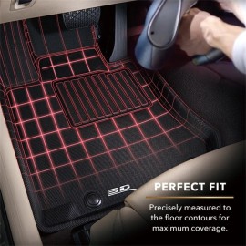3D MAXpider 2020 fits Toyota 18-20 Camry Kagu 1st Row Floormat - Black