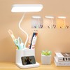 Necomi LED Desk Lamp,3 Color Mode,with Pen Holder and Phone