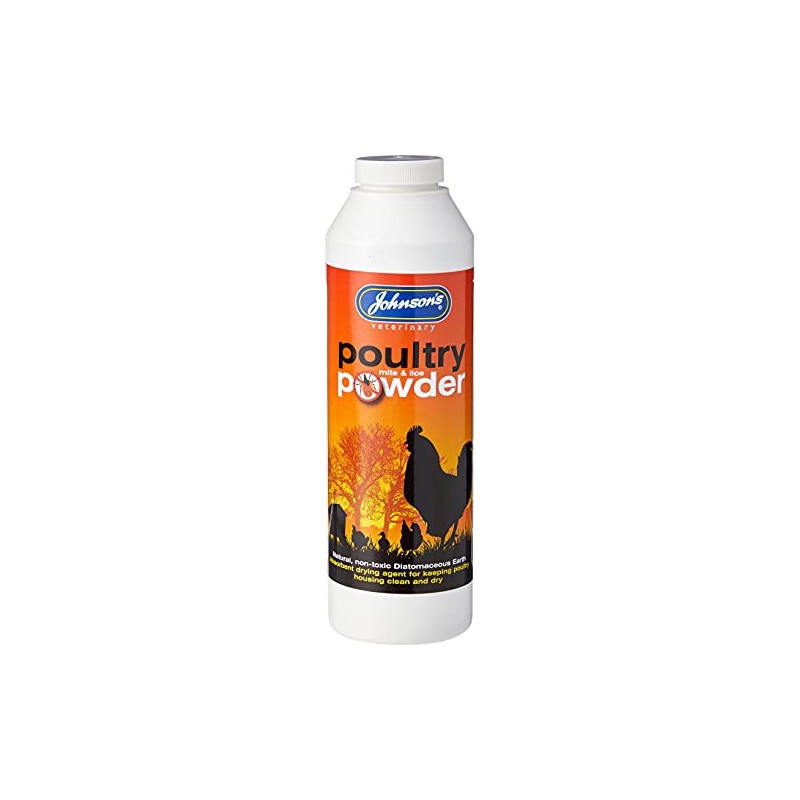Johnsons Poultry Mite & Lice Powder,White