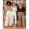 MANGOPOP Bodysuits for Women Deep V Neck Twist Knot Fitted