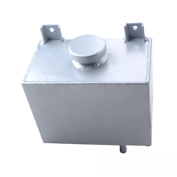 Unbranded Universal Aluminum Coolant Radiator Overflow Surge Reservoir Catch Tank