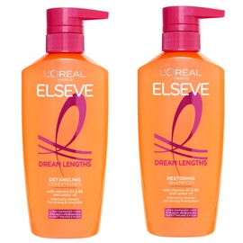L'Oréal Paris Elsev Dream Length Shampoo 400ml + Conditioning Hair Pack 375ml, 410ml, 1 piece / 로레알파리 엘세브 드림랭스 샴푸 400ml + 컨디셔닝 헤어팩 375ml, 410ml, 1개