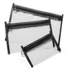 3 Pack Clear Makeup Bags - Organize Your Essentials in