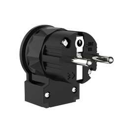 Viborg IEC Right Angle Plug IEC Pure Copper 90° Angled (LE505R Schuko Plug)