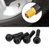 4pcs Car Tire Valve Stem, TR414 Rubber Tubeless Tire Valve