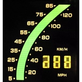 AC Delco 1984 Corvette digital dash cluster speedo speedometer LCD display NEW