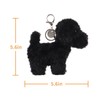 Apricot Lamb Charming Poodle Dog Puppy Cute Plushies Keychain, Soft