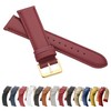 MARCHEL Smooth Leather Genuine Leather LLB Clasp in Gold Leather