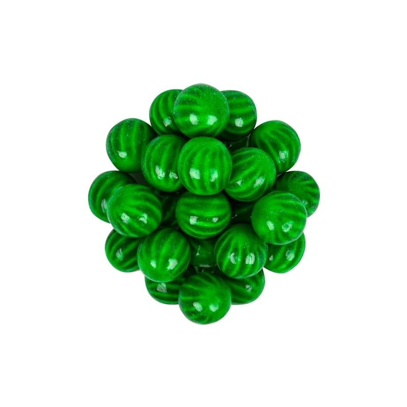 Green Watermelon Gumballs 1" 5lb