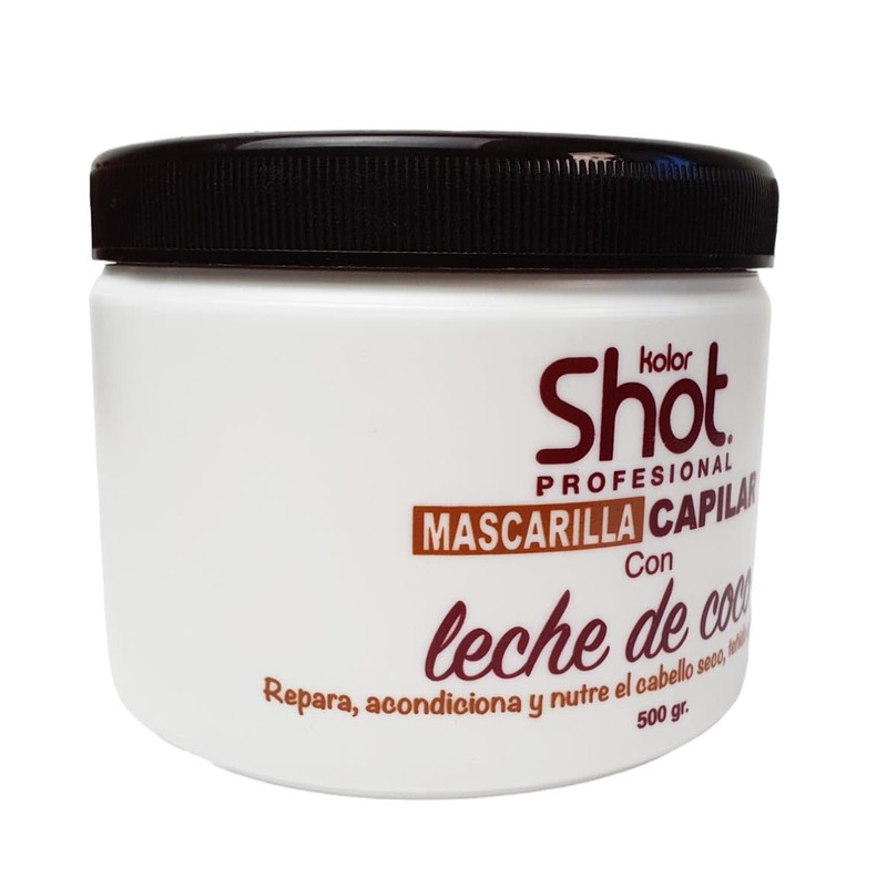 Kolor Shot Mascarilla Capilar Con Leche de Coco Repara, acondiciona