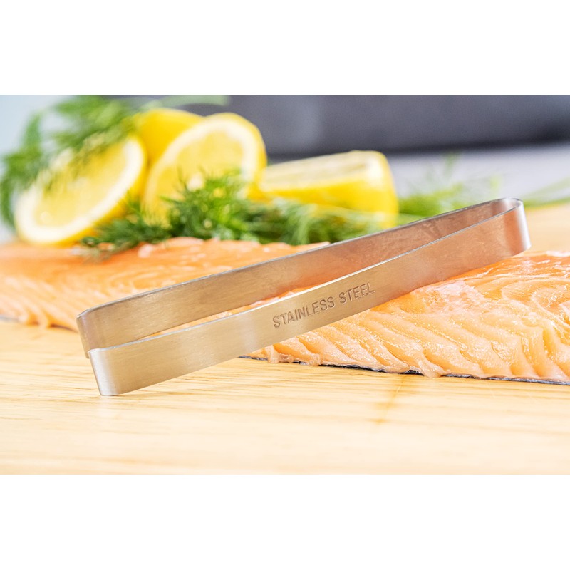 KitchenCraft Fish Tweezers, No Bones, Stainless Steel and Easy to