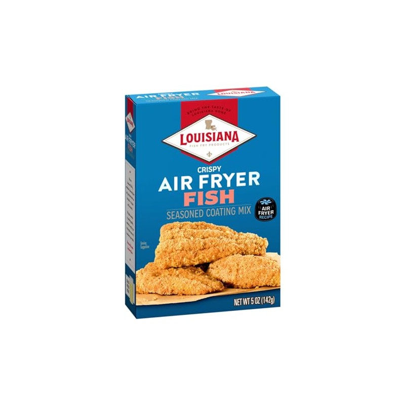 Louisiana AIR FRYER Seasoned Coating Mix for FISH