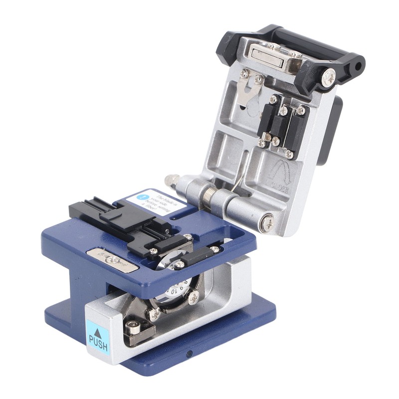 Fiber Optic Cleaver High Accuracy 12 Surfaces Blade Optical Fiber