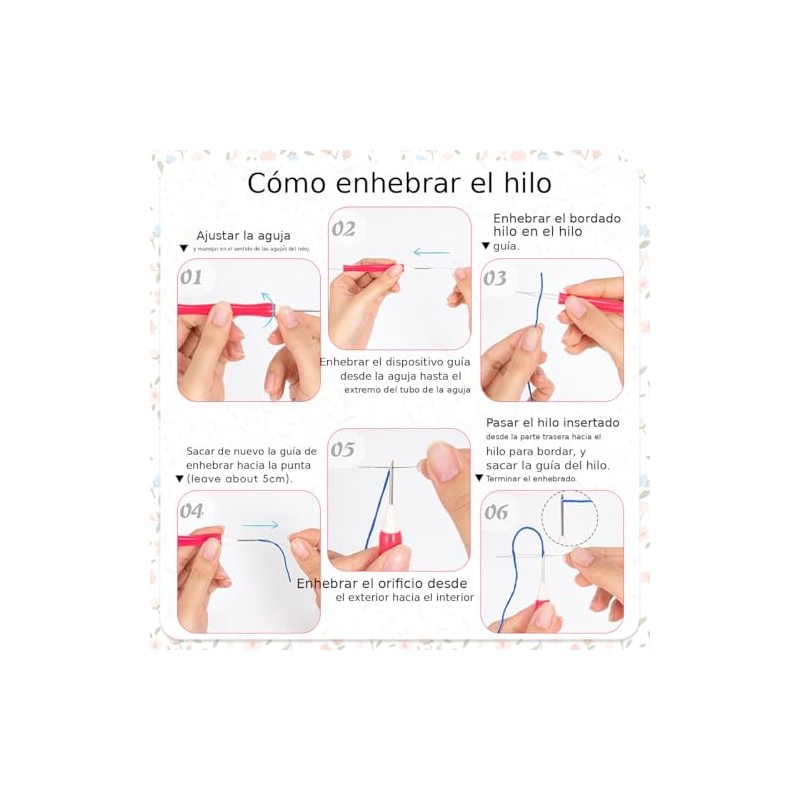 HASTHIP - HANNEA® Kit de Arte de Aguja Mágica de