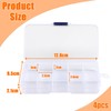 4 PCS Jewellery Storage Box, 10 Grids Plastic Organiser Box,