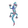 Deco 79 Metal Lizard Home Wall Decor Indoor Outdoor Floral