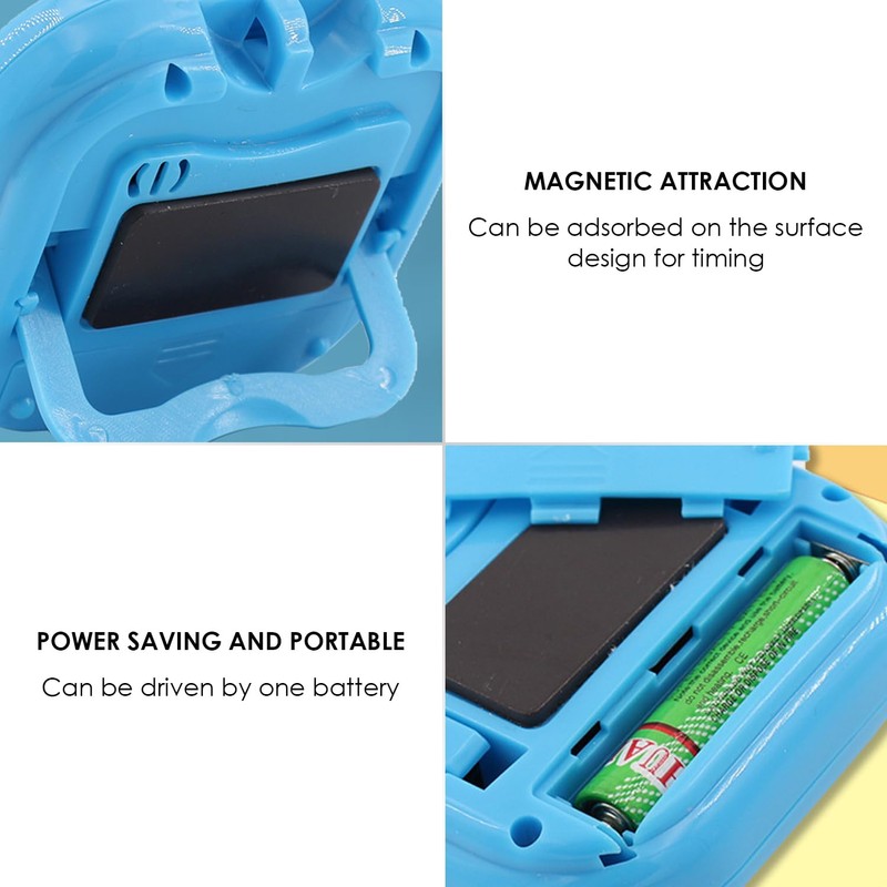 4 Multifunctional Timers, Kitchen Cooking, Children's Teeth Cleaning, Egg Timer,