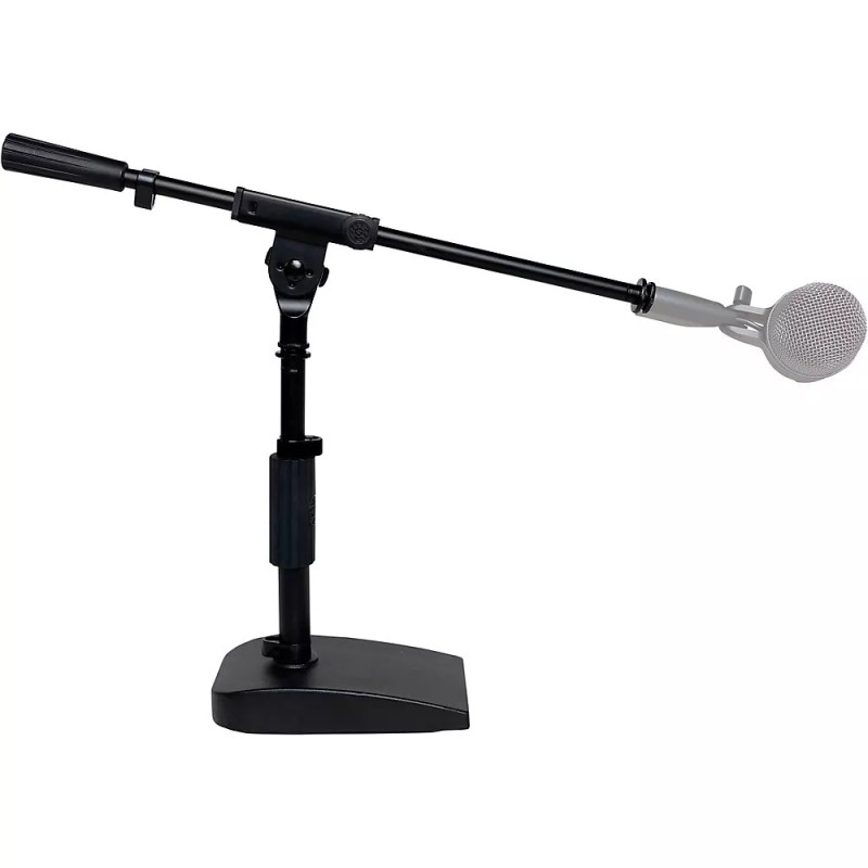 Shure Compact Low Profile Mic Stand with Single-Section Boom Black