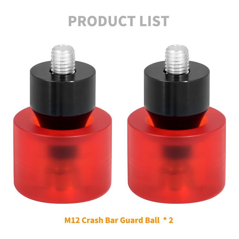 HCmotorku Motorcycle Saddle Bag Guard M12 Rear Guard Bracket Guard