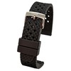 Max Honeycomb Style FKM Rubber Diver Replacement Watch Strap Fluororubber
