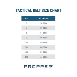 Propper Tactical Belt 1.75" Quick Release Buckle, Black, Medium