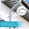 Mineye 2Pcs 6 inch Adjustable Vent Wall Strap, Heavy Duty
