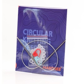 Stainless Steel Circular Knitting Needles Size 0 16inch Length Sweater Circular Needle for Handmade Projects DIY Knitting Size 0 (2.0mm)